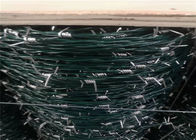 Ντυμένη PVC ασφάλεια σιδήρου οδοντωτή - καλώδιο για το φράκτη ασφαλείας φυλακών αερολιμένων