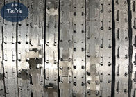 Ενισχυμένη ξυραφιών ακρών φυλακών καλωδίων οδοντωτή ταινία ξυραφιών μεγέθους φρακτών διαφορετική με το εμπόδιο