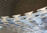 ξυράφι επιστρώματος ψευδάργυρου 12m 40g BWG13 οδοντωτό - πλέγμα καλωδίων με τους συνδετήρες